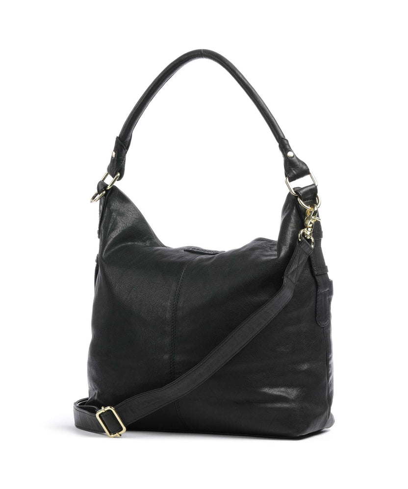 Depeche Golden Chic Hobo bag nero