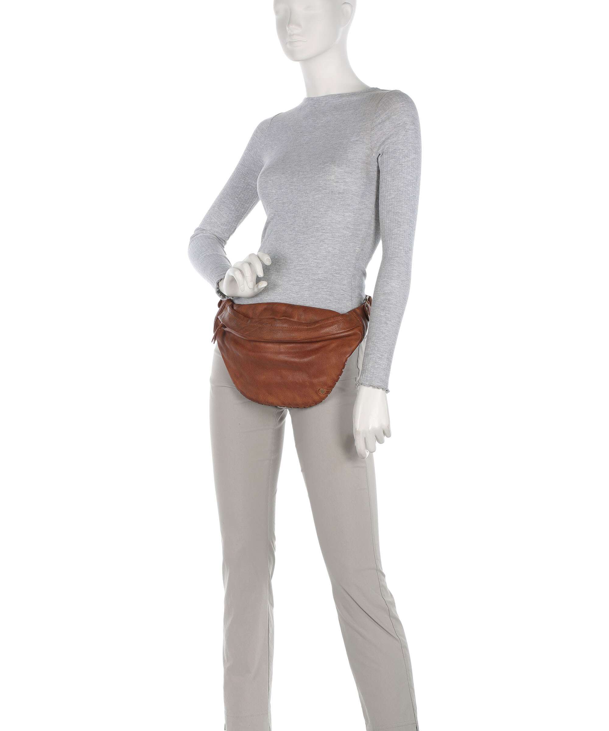 Depeche Tailors Stitch Belt bag cognac