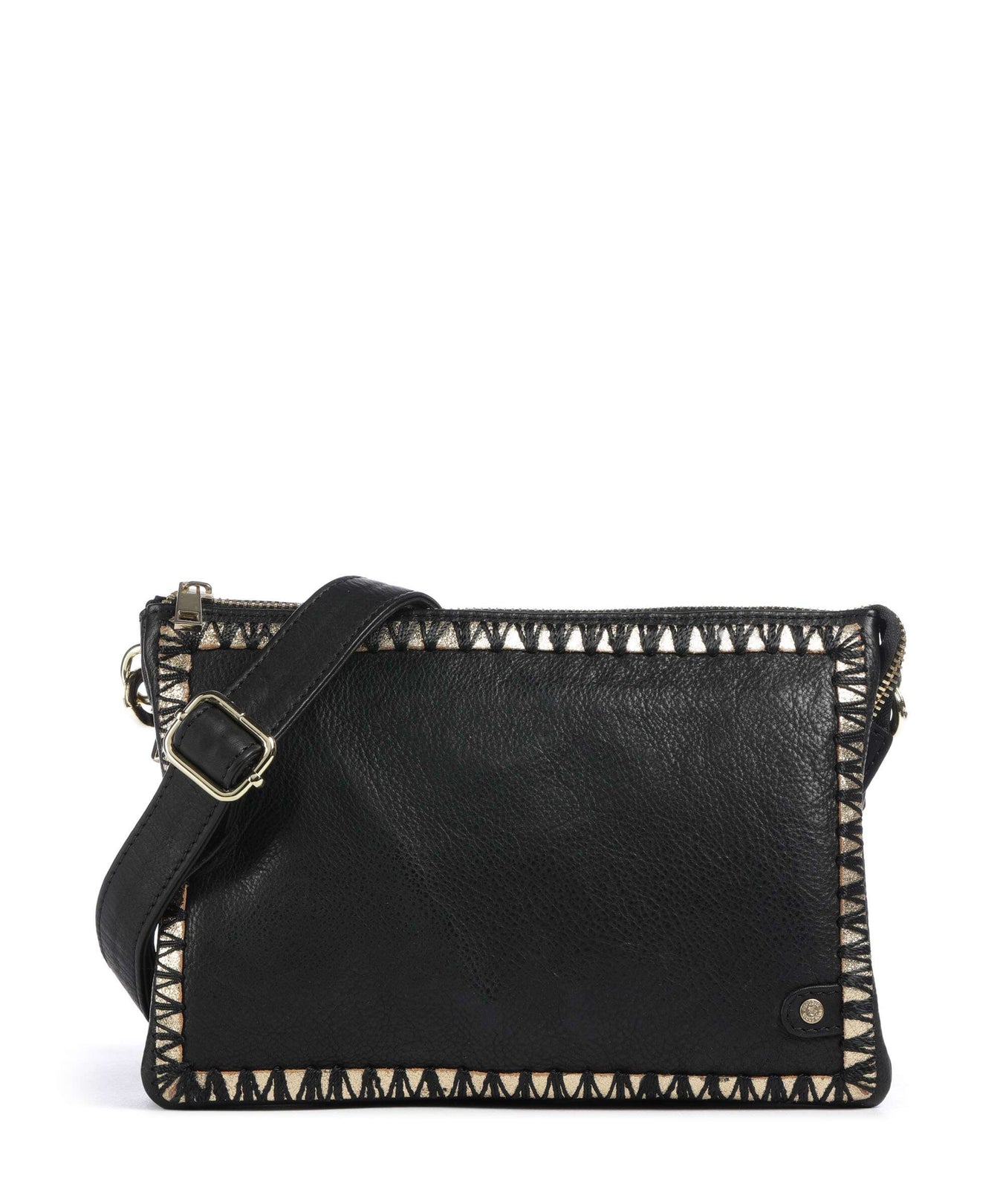Depeche Golden Magic Crossbody bag black
