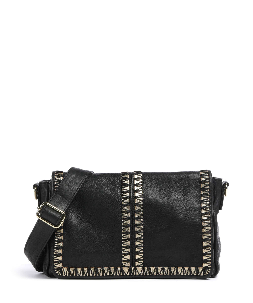 Depeche Golden Magic Crossbody bag black