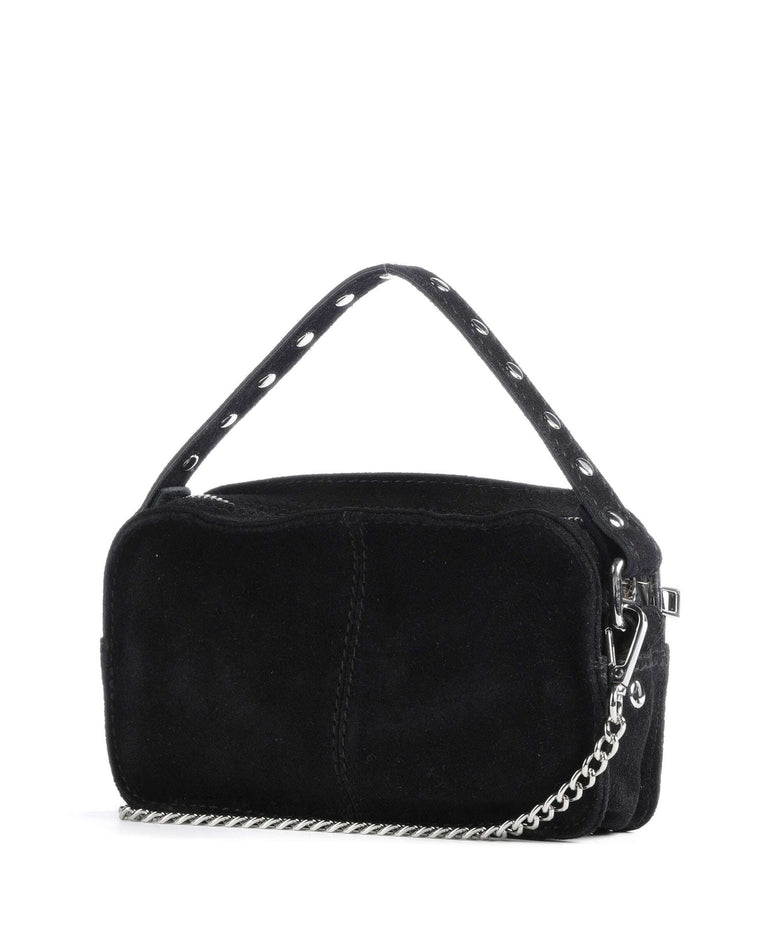 Núnoo Suede Helena Crossbody bag black