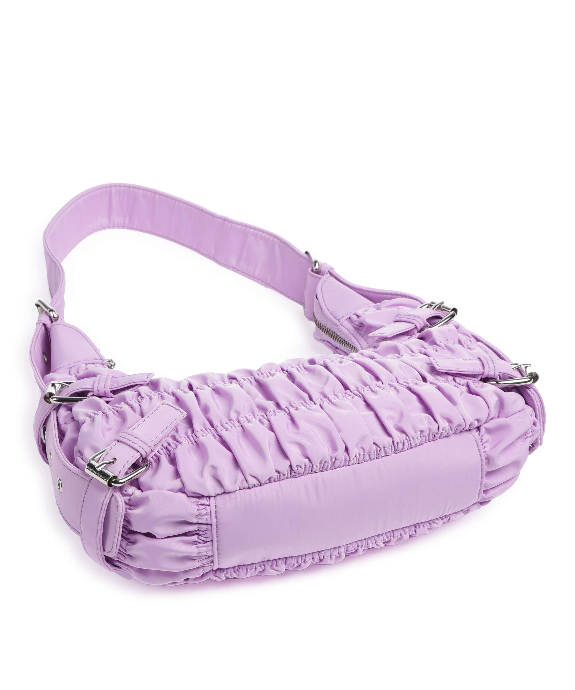 Núnoo Recycled Nylon Alaska Hobo bag purple