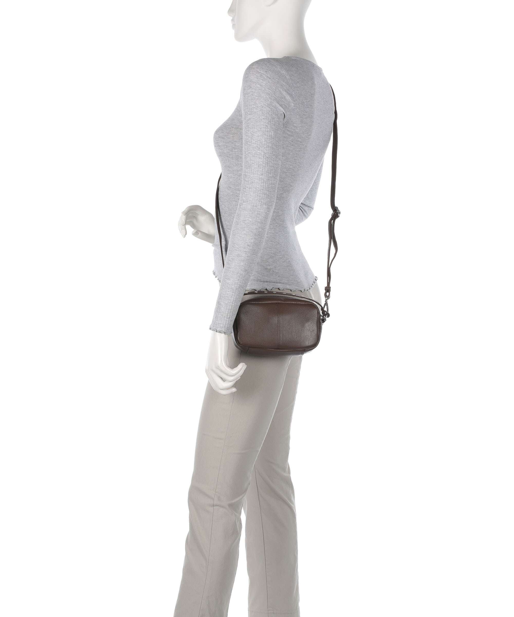 Núnoo Mountain Lyra Crossbody bag dark brown