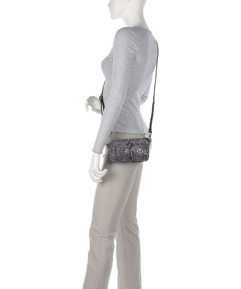 Núnoo Glitter Helena Crossbody bag silver