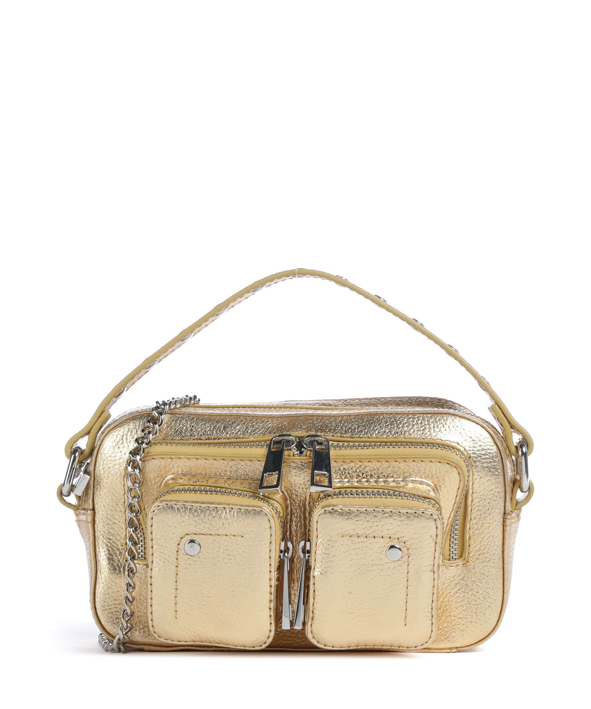Núnoo Metallic Helena Crossbody bag light gold