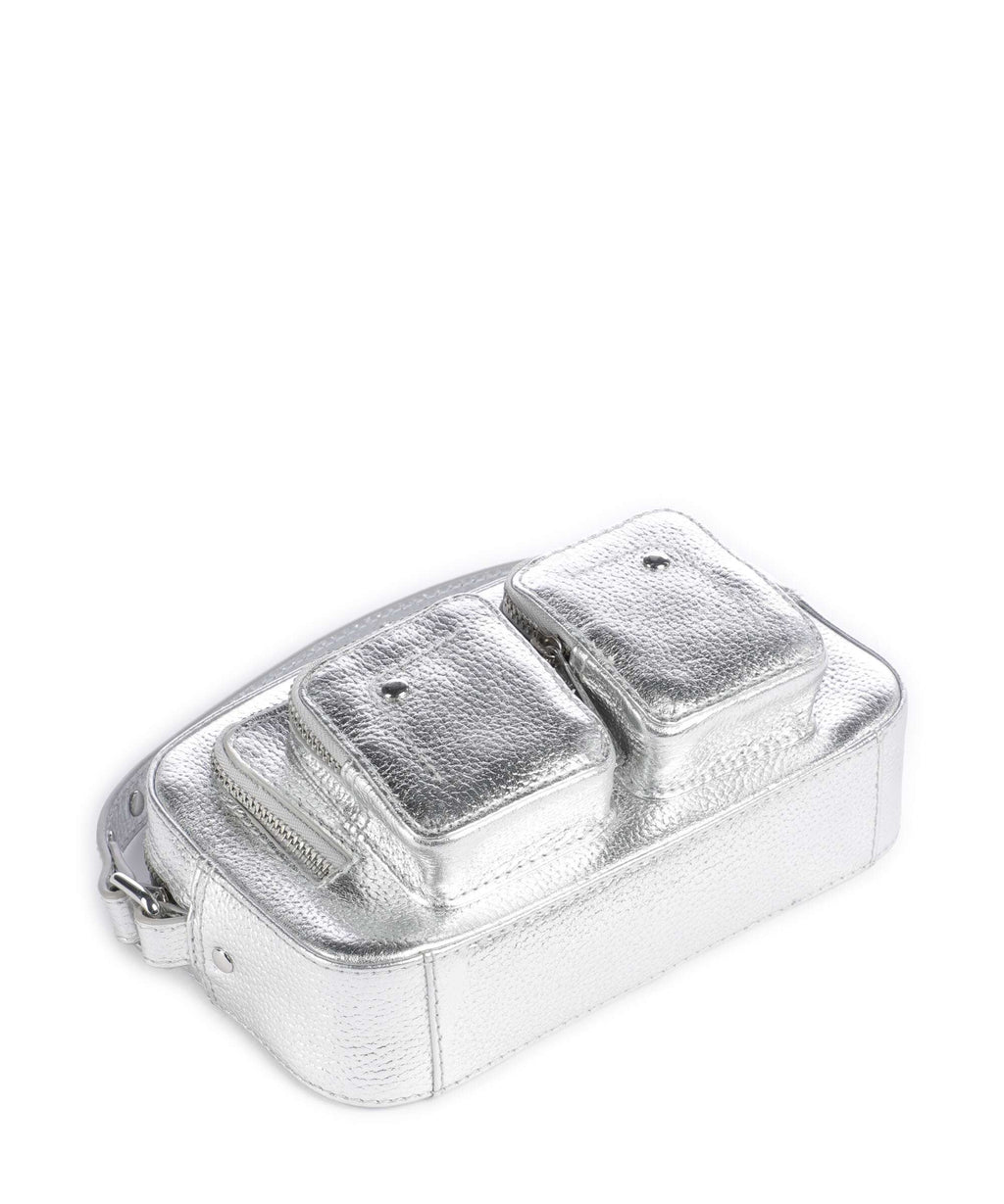 Núnoo Metallic Helena Crossbody bag silver