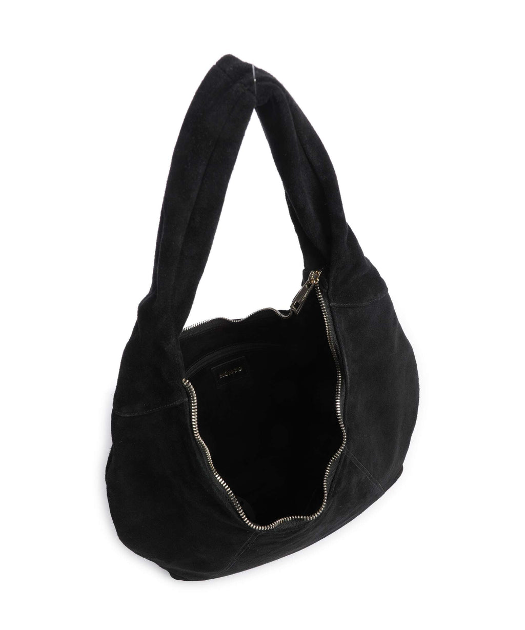 Núnoo Suede Gabi Hobo bag black