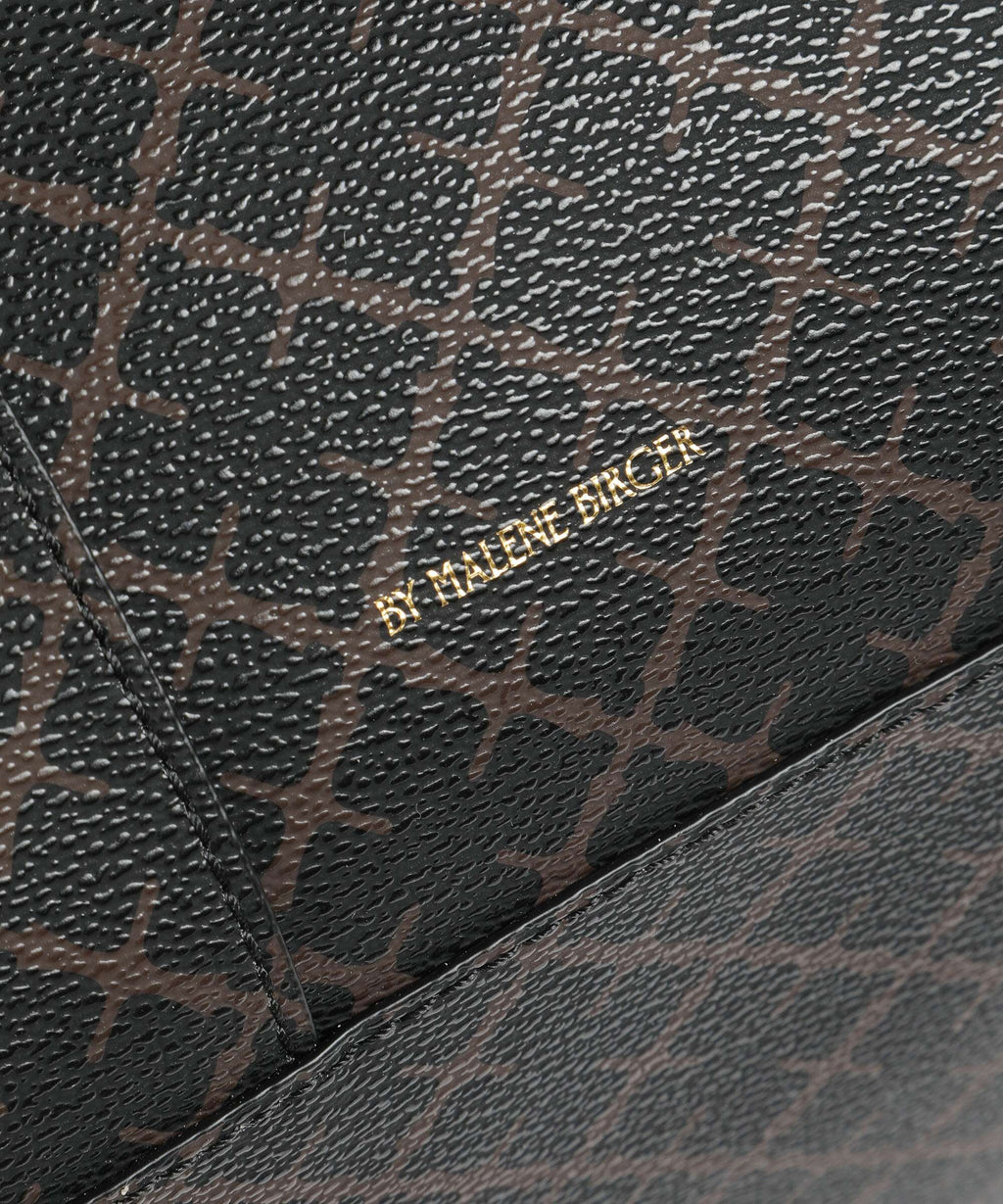 by Malene Birger Abrille Tote bag dark chokolate