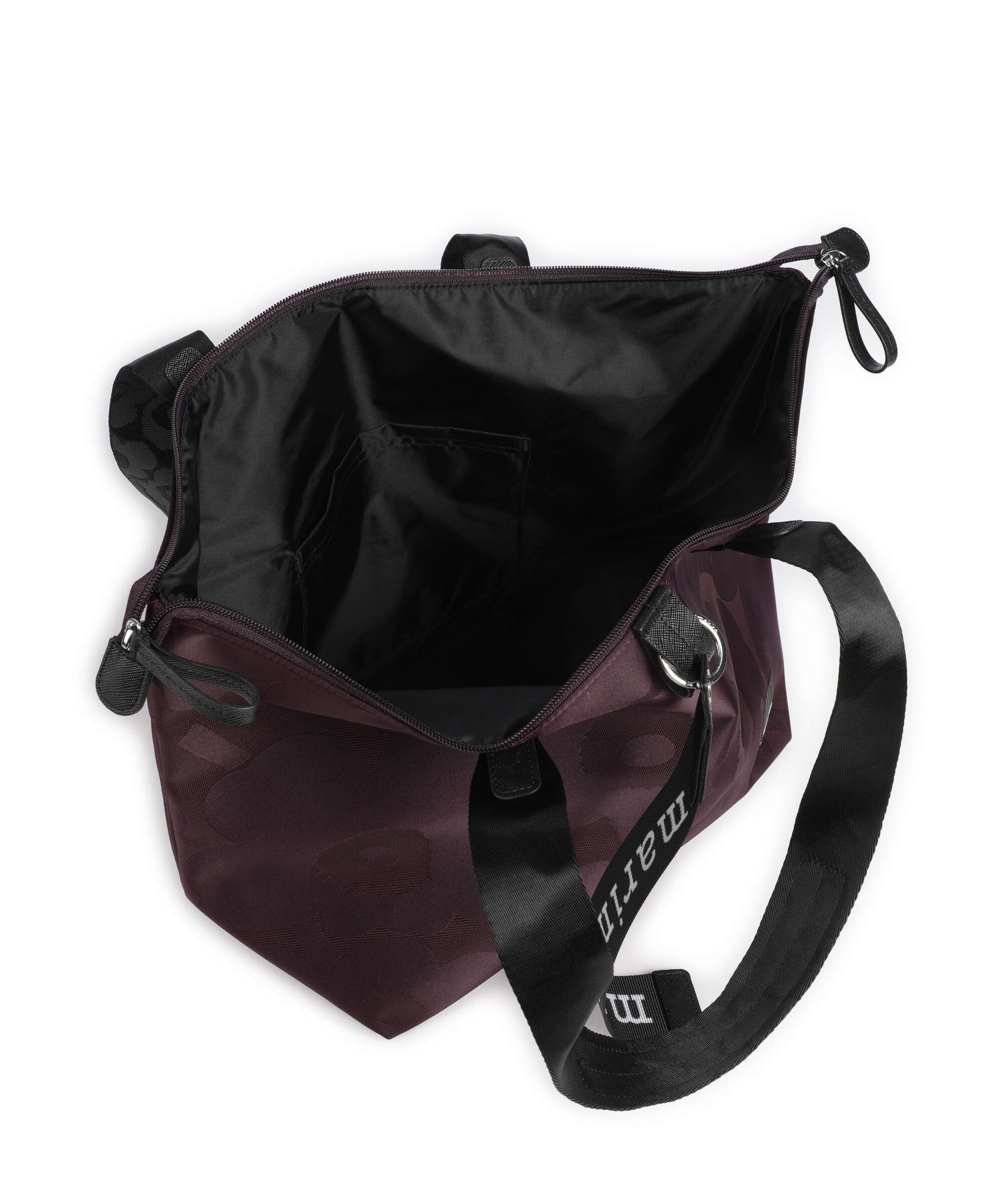 Marimekko Wear All Day M Unikko Tote bag wine red/dark wine