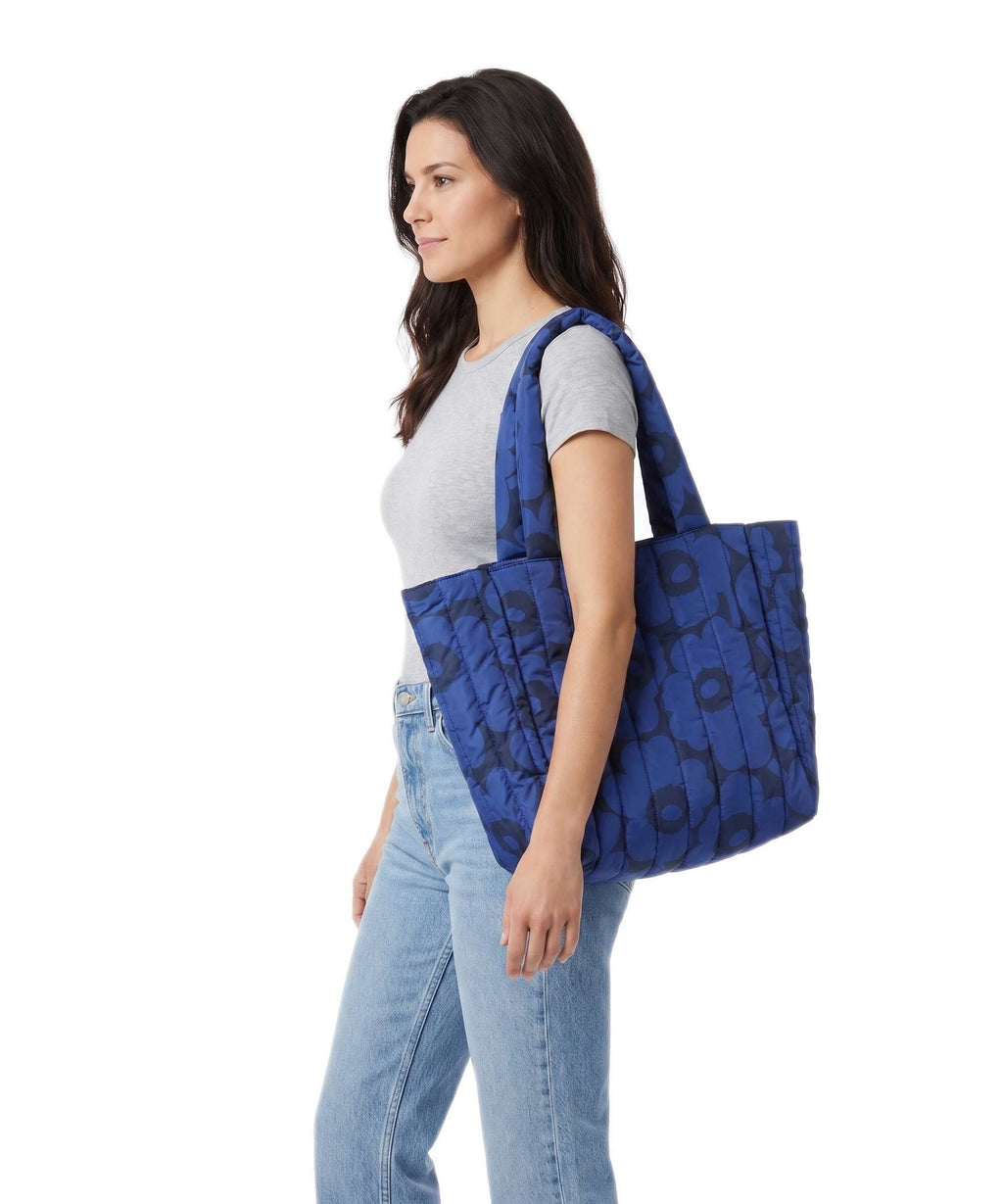 Marimekko Joy Unikko M Tote bag blue/dark blue