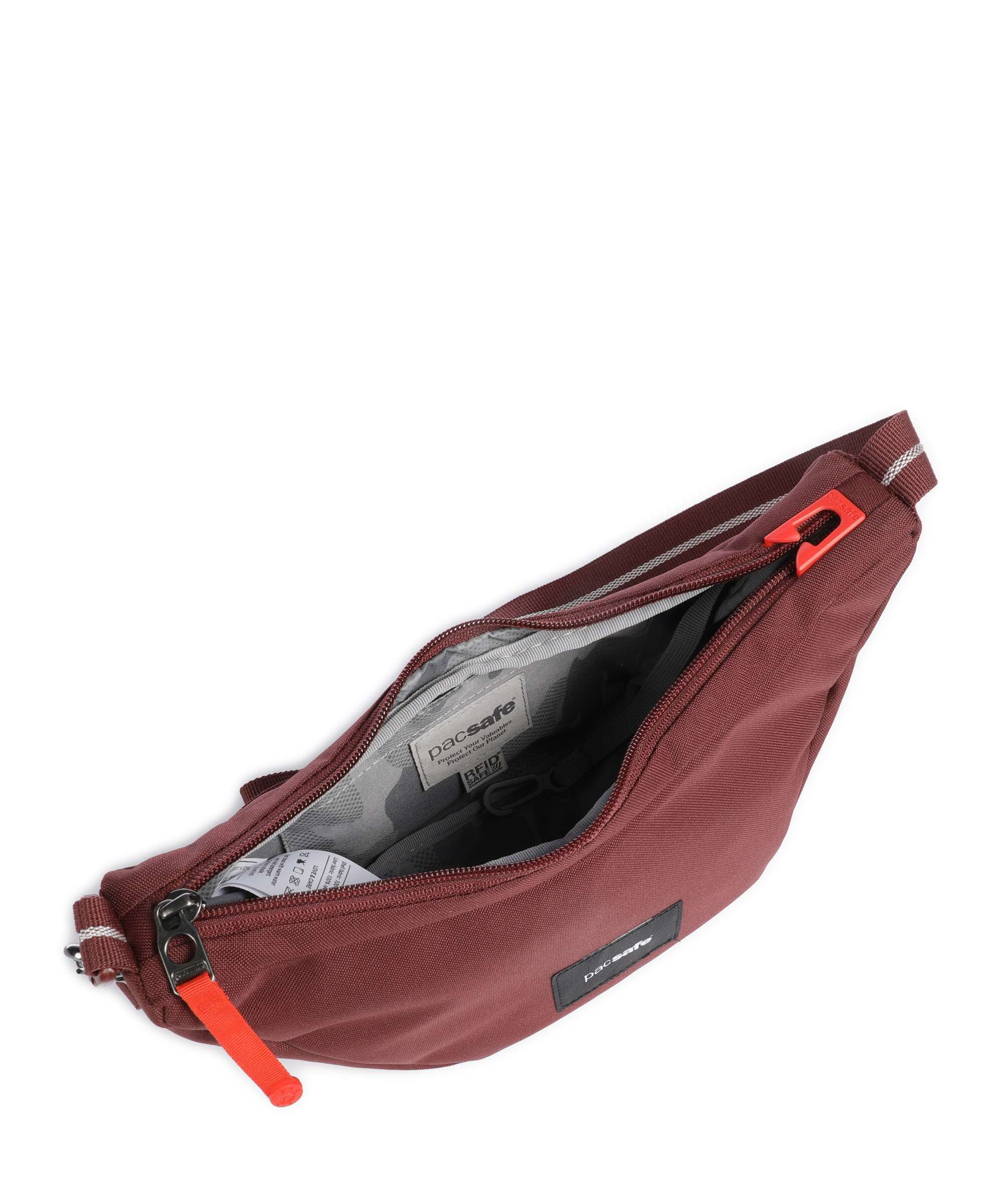 Pacsafe Go Lunar Crossbody bag garnet red