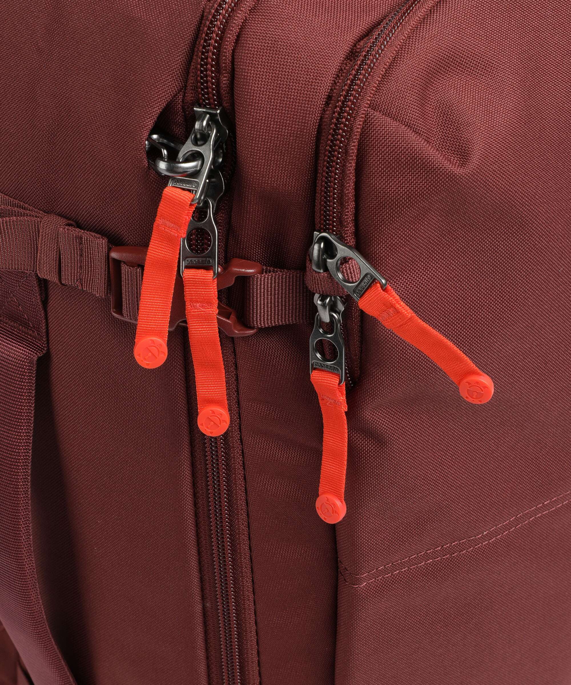 Pacsafe Go 34 Travel backpack garnet red