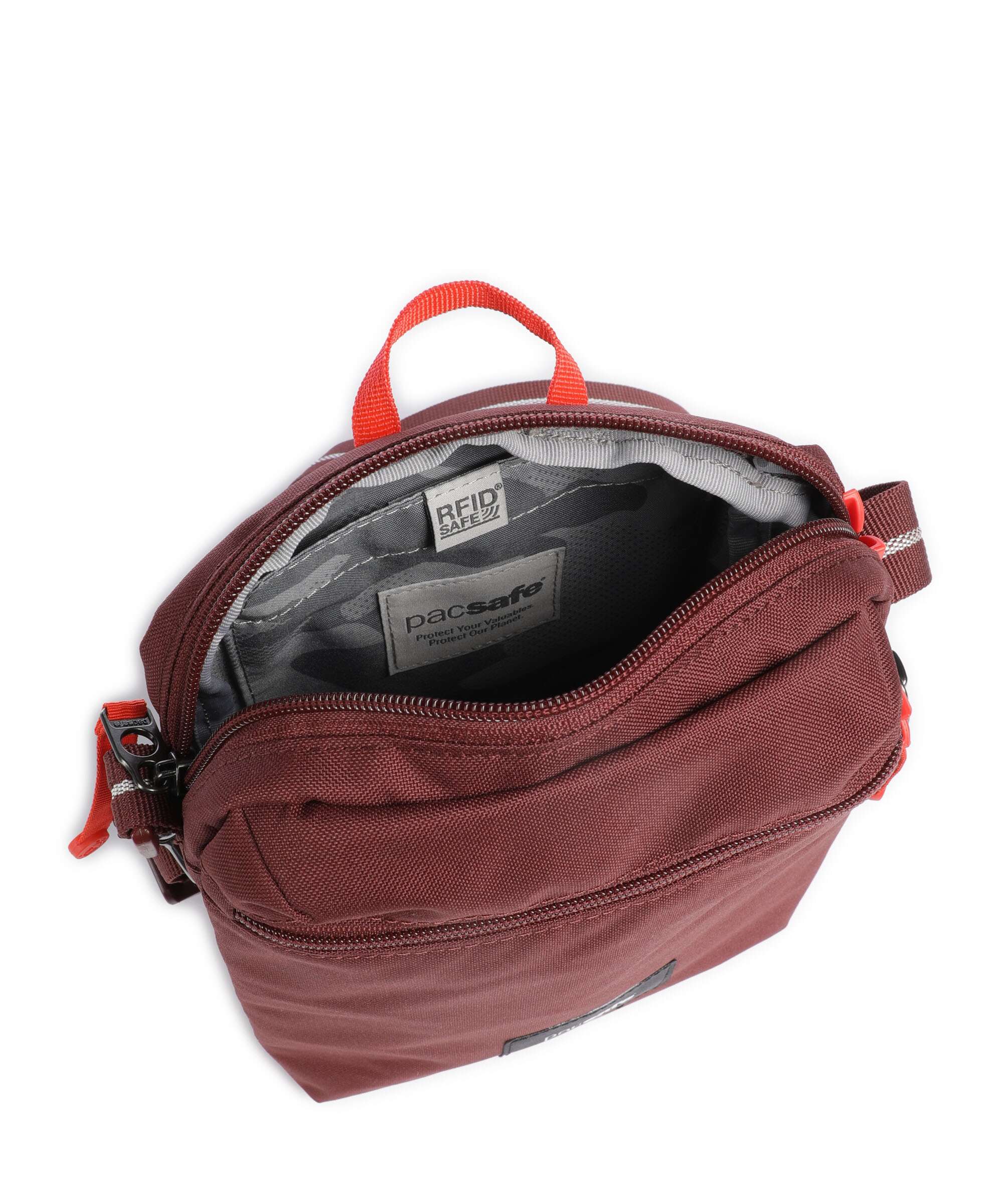 Pacsafe Go Festival Crossbody bag garnet red