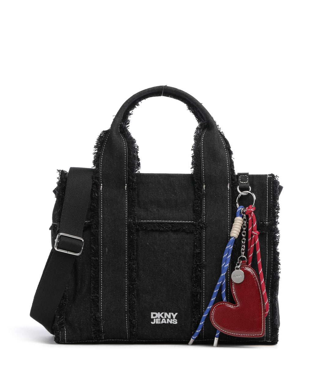 DKNY Barret Medium Handbag black denim