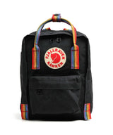 Fjällräven Kånken Rainbow Mini Reppu schwarz
