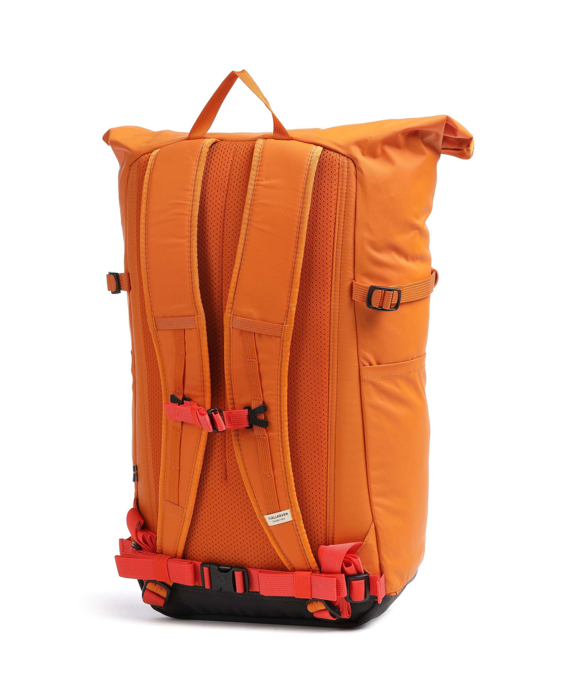 Fjällräven High Coast 24 Rolltop backpack sunset orange