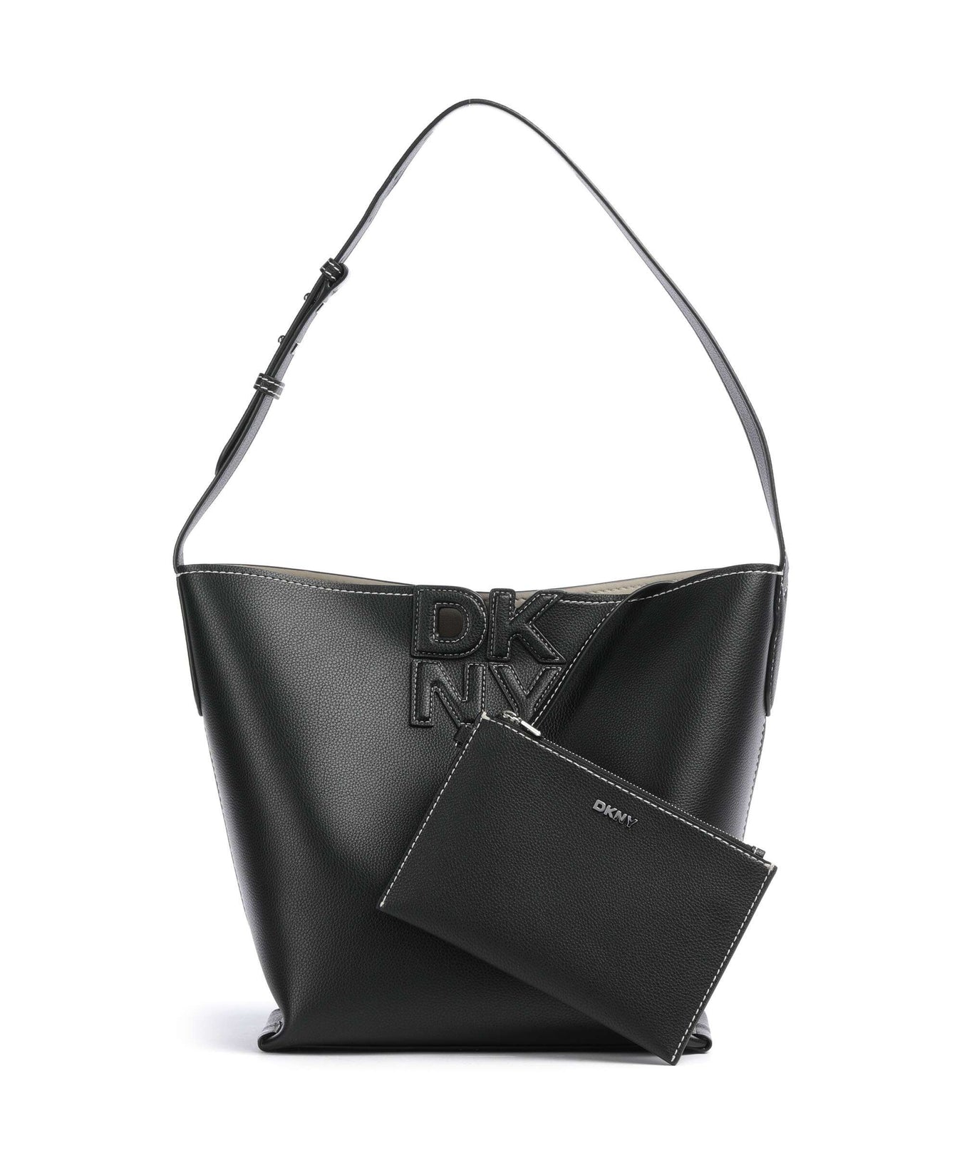 DKNY Nicole Hobo bag black/light taupe