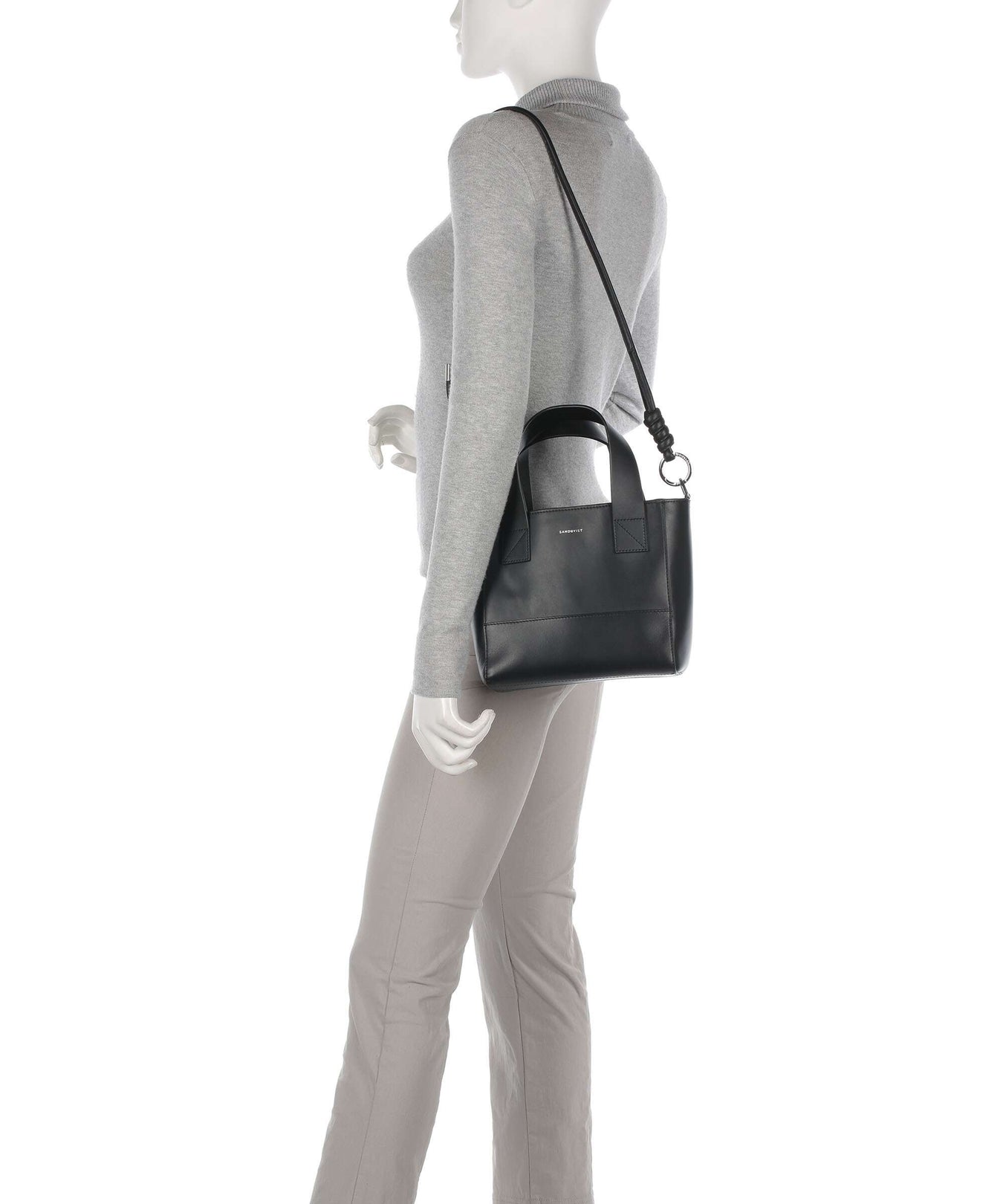 Sandqvist Leather Classics Cecilia Handbag black