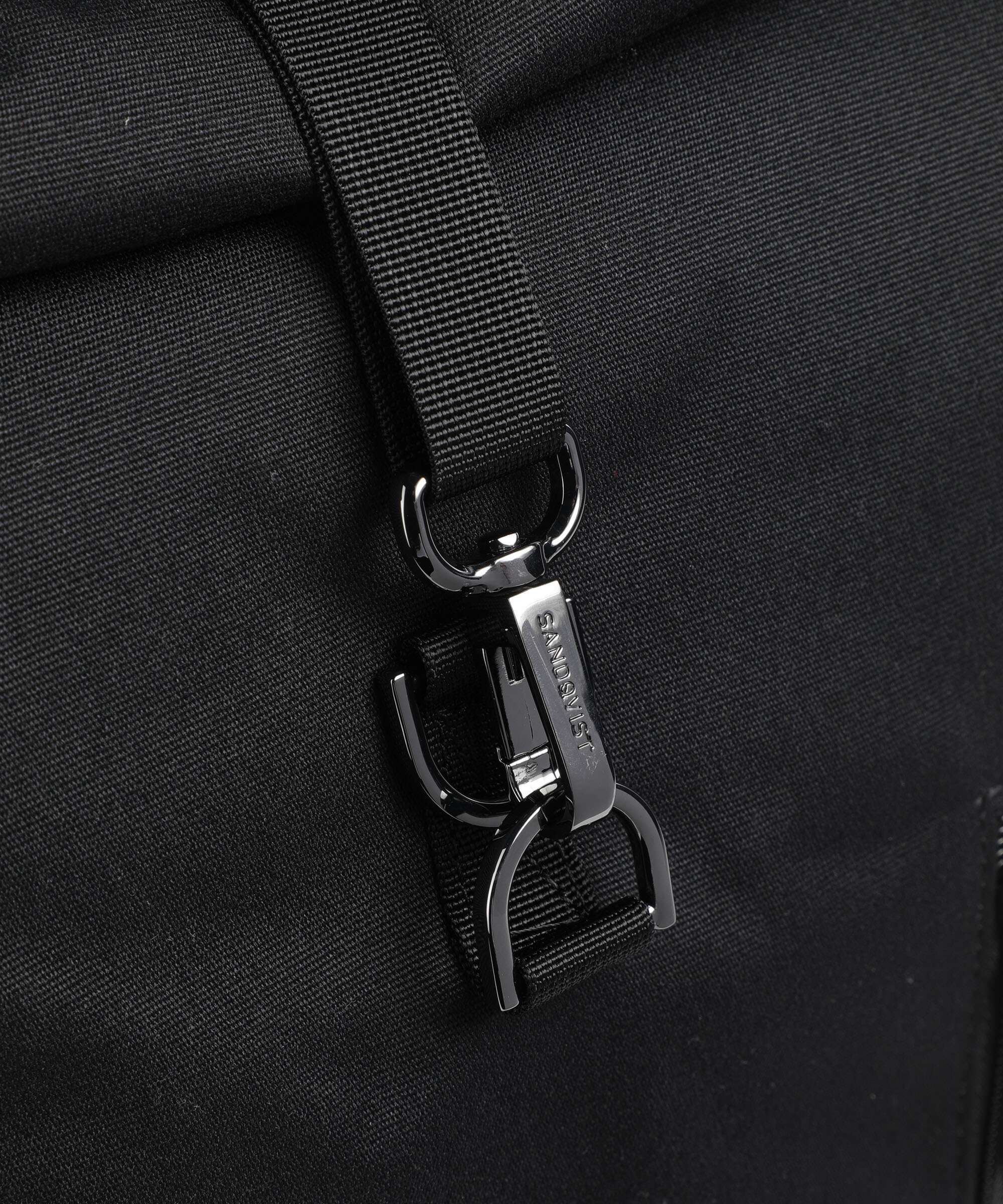 Sandqvist Ground Dante Vegan Rolltop backpack black