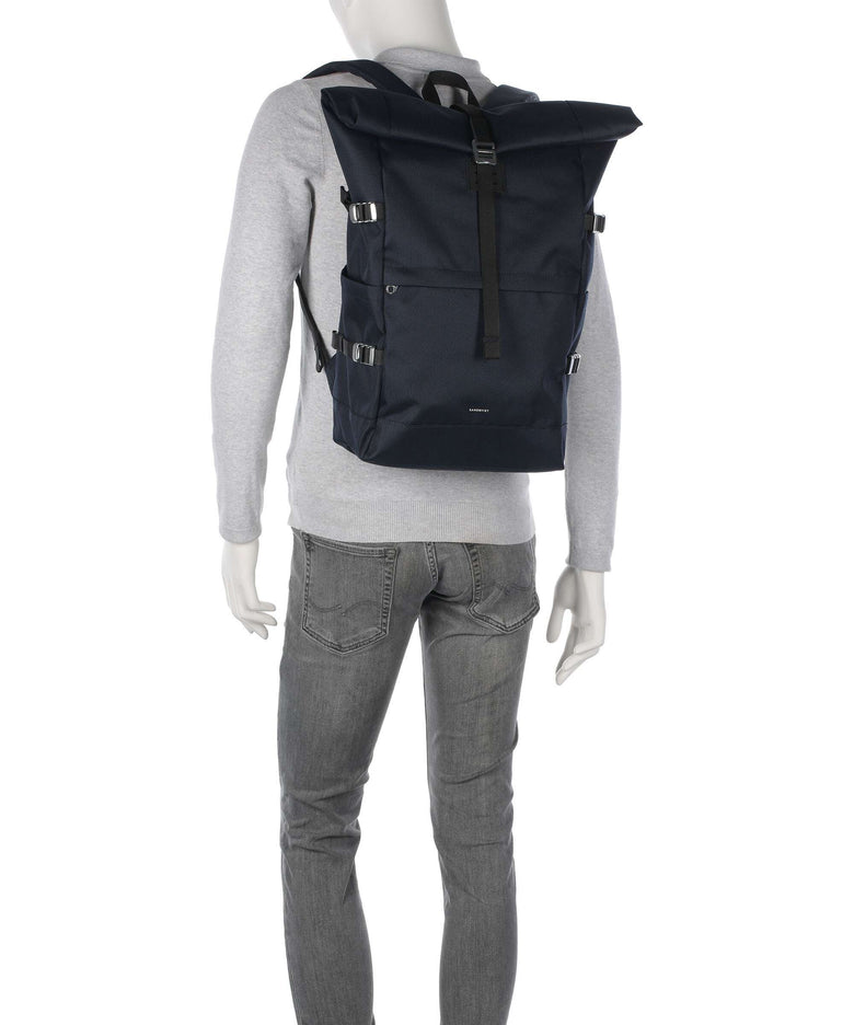 Sandqvist Icon L Rolltop backpack navy