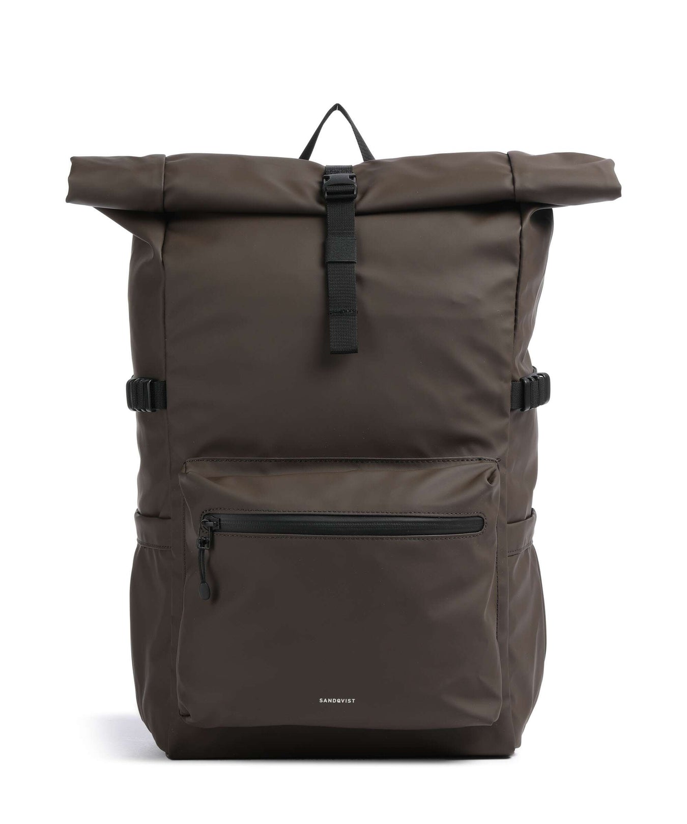 Sandqvist Stream L Rolltop backpack brown