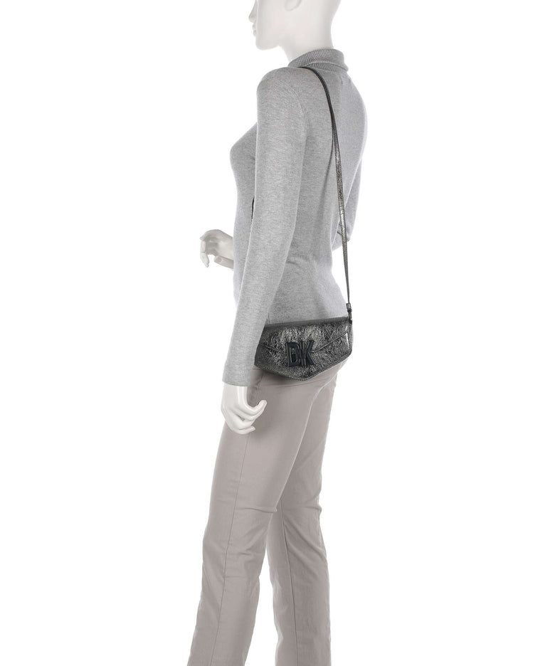 DKNY Milano Downtown Crossbody bag dark silver