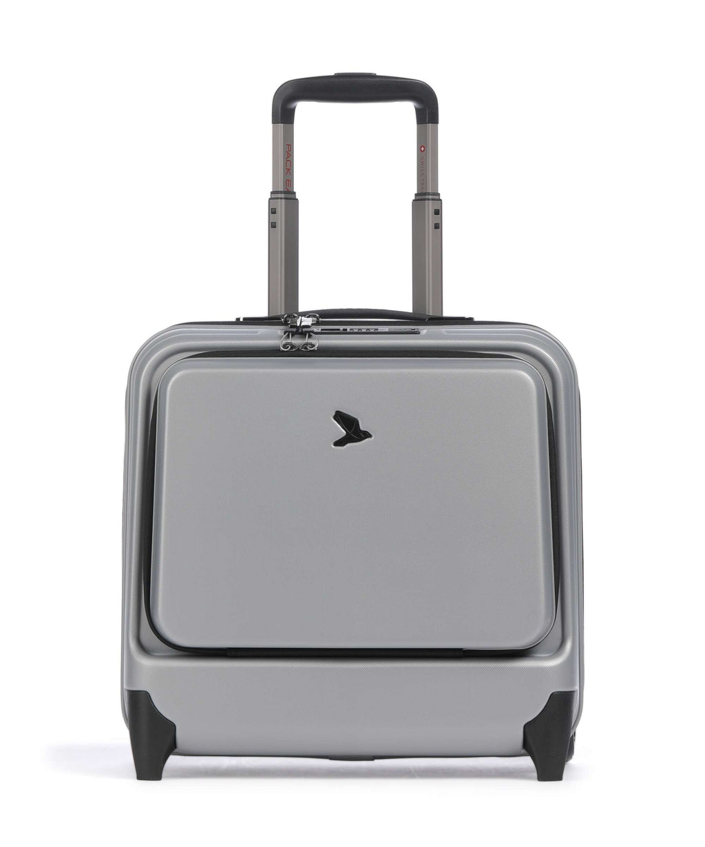 Pack Easy ReNew Genius Rolling briefcase silver