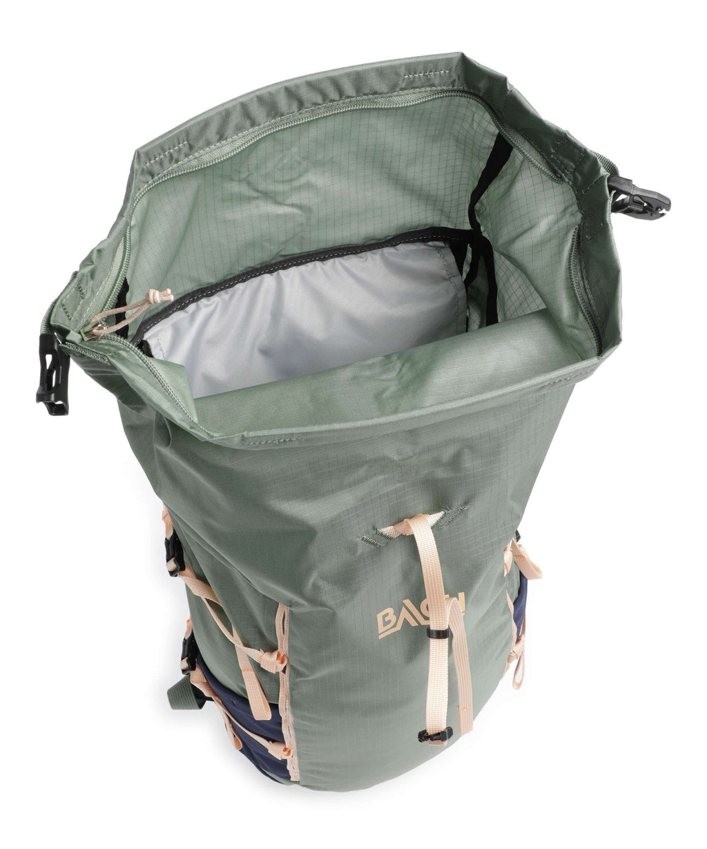 Bach Molecule 15 Hiking backpack sage green/midnight blue