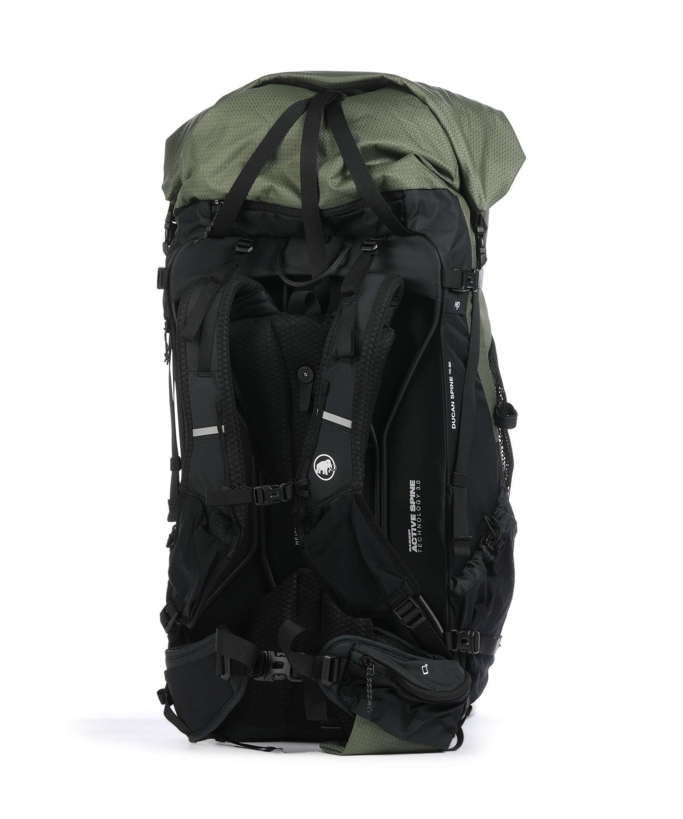 Mammut Ducan Spine 70-80 Trekking backpack marsh/black