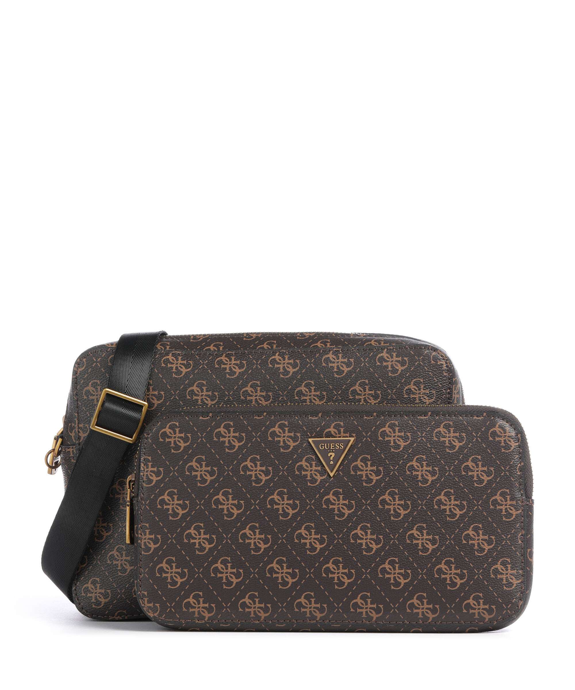 Guess Milano Crossbody bag brown/ochre/burgundy