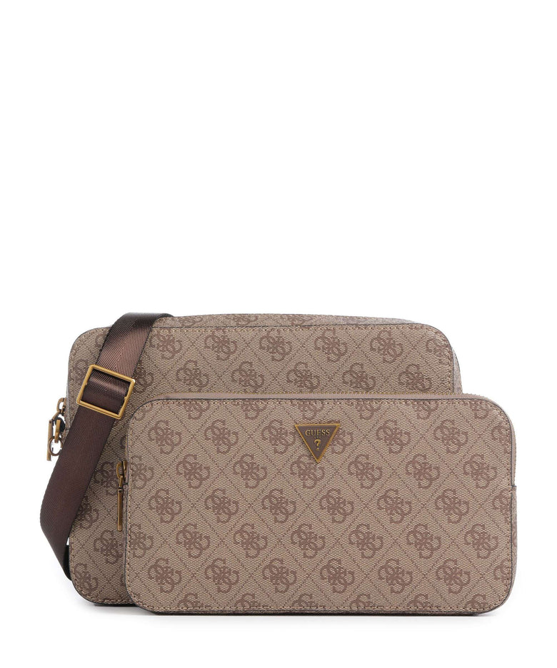 Guess Milano Crossbody bag beige/brown/blue