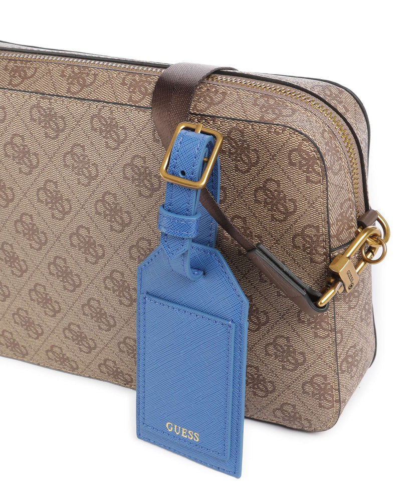 Guess Milano Crossbody bag beige/brown/blue