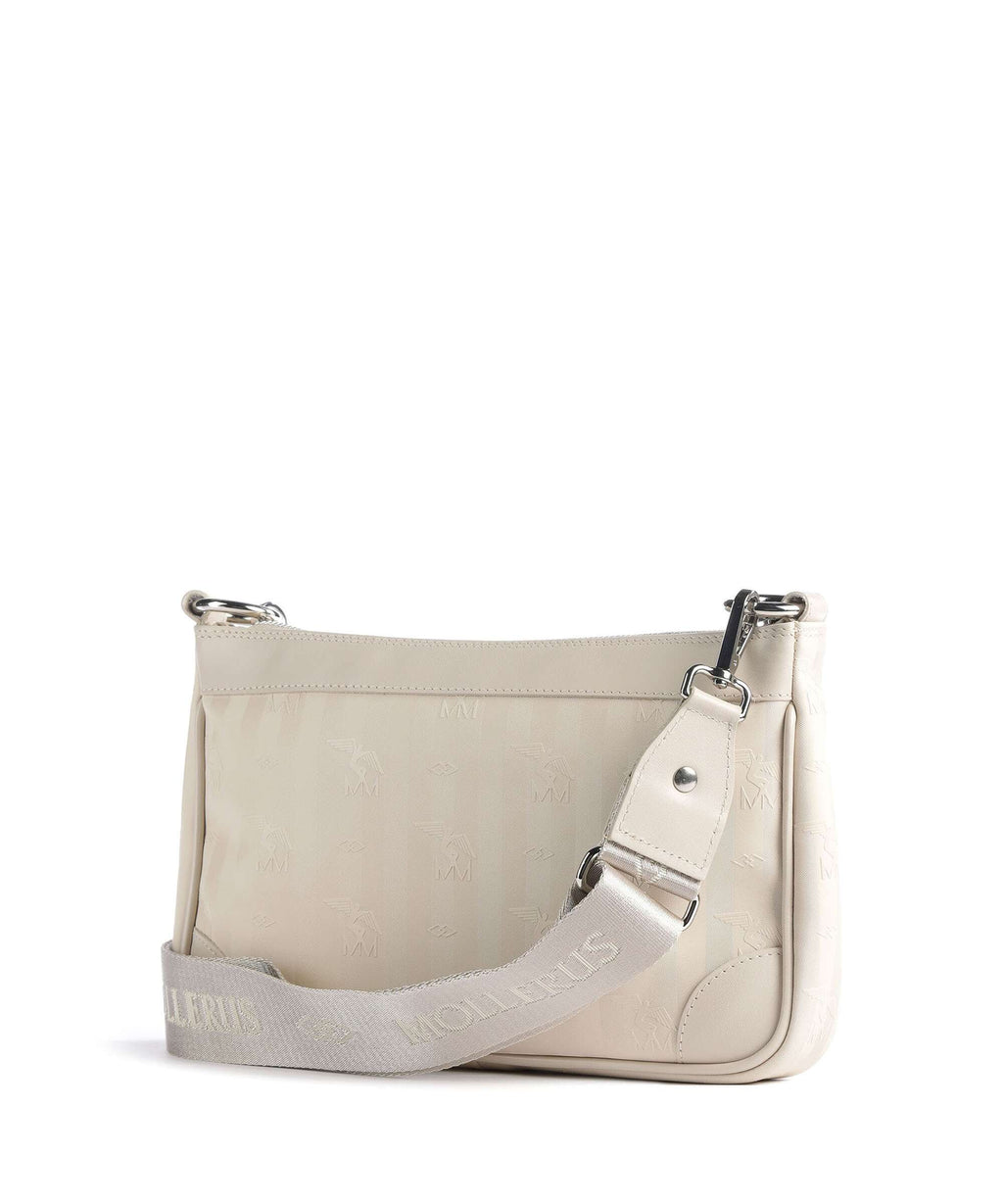Maison Mollerus Vinerus Flums Crossbody bag pearl weiss