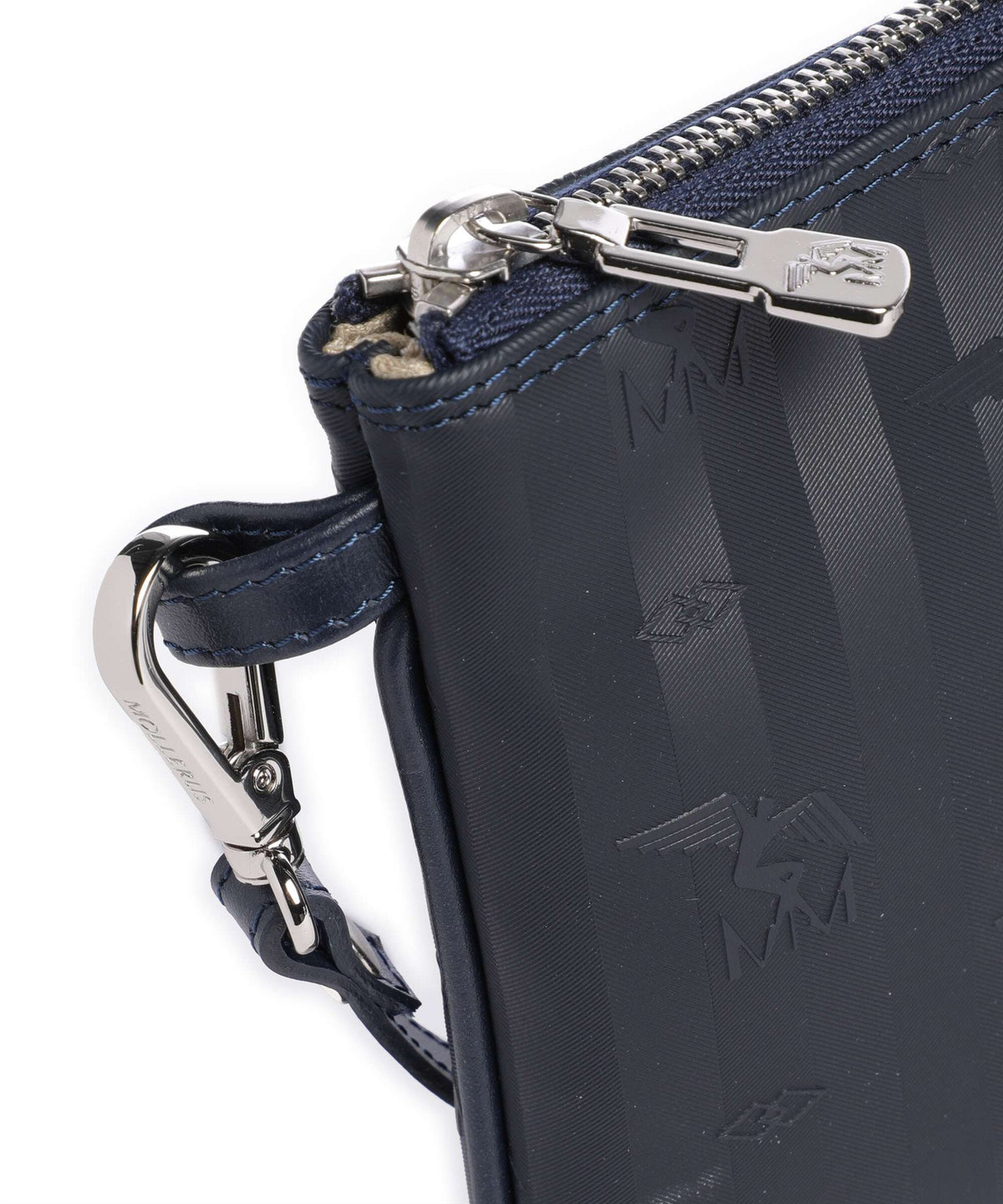 Maison Mollerus Vinerus Tamins Crossbody bag space blau