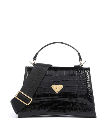 Maison Mollerus Croco Romont Käsilaukku classic schwarz