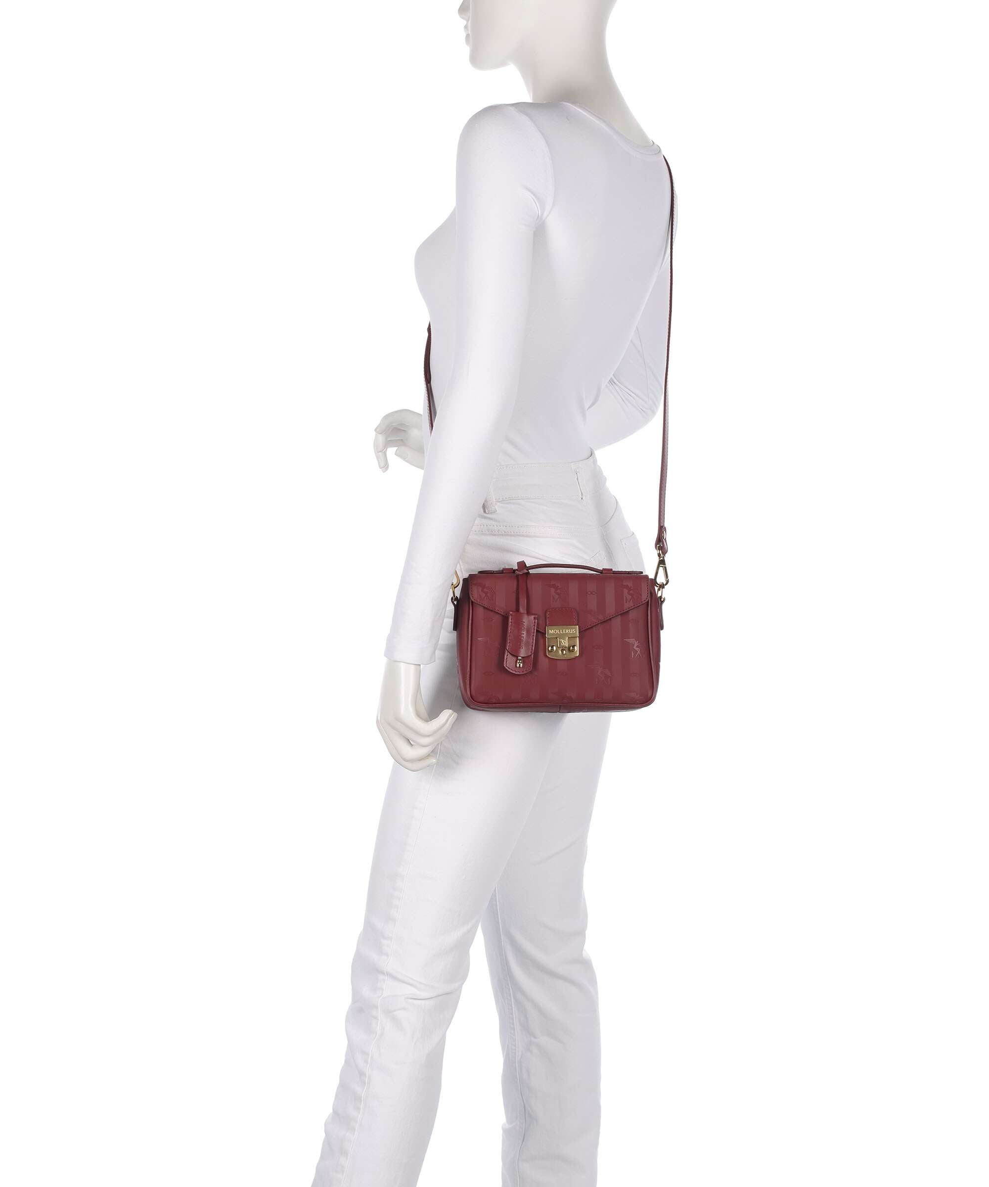 Maison Mollerus Vinerus Meyrin Crossbody bag antique rot
