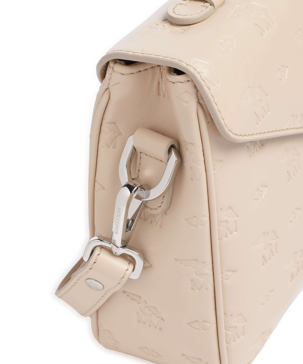 Maison Mollerus Stampato Marly Handbag vanilla beige