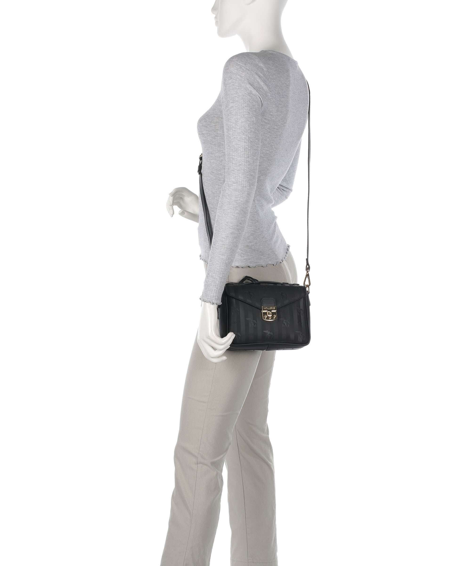 Maison Mollerus Vinerus Meyrin Crossbody bag classic schwarz