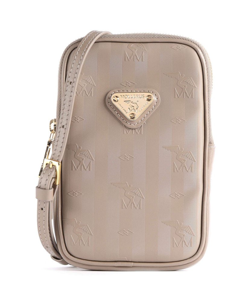 Maison Mollerus Vinerus Wildhorn Phone bag taupe