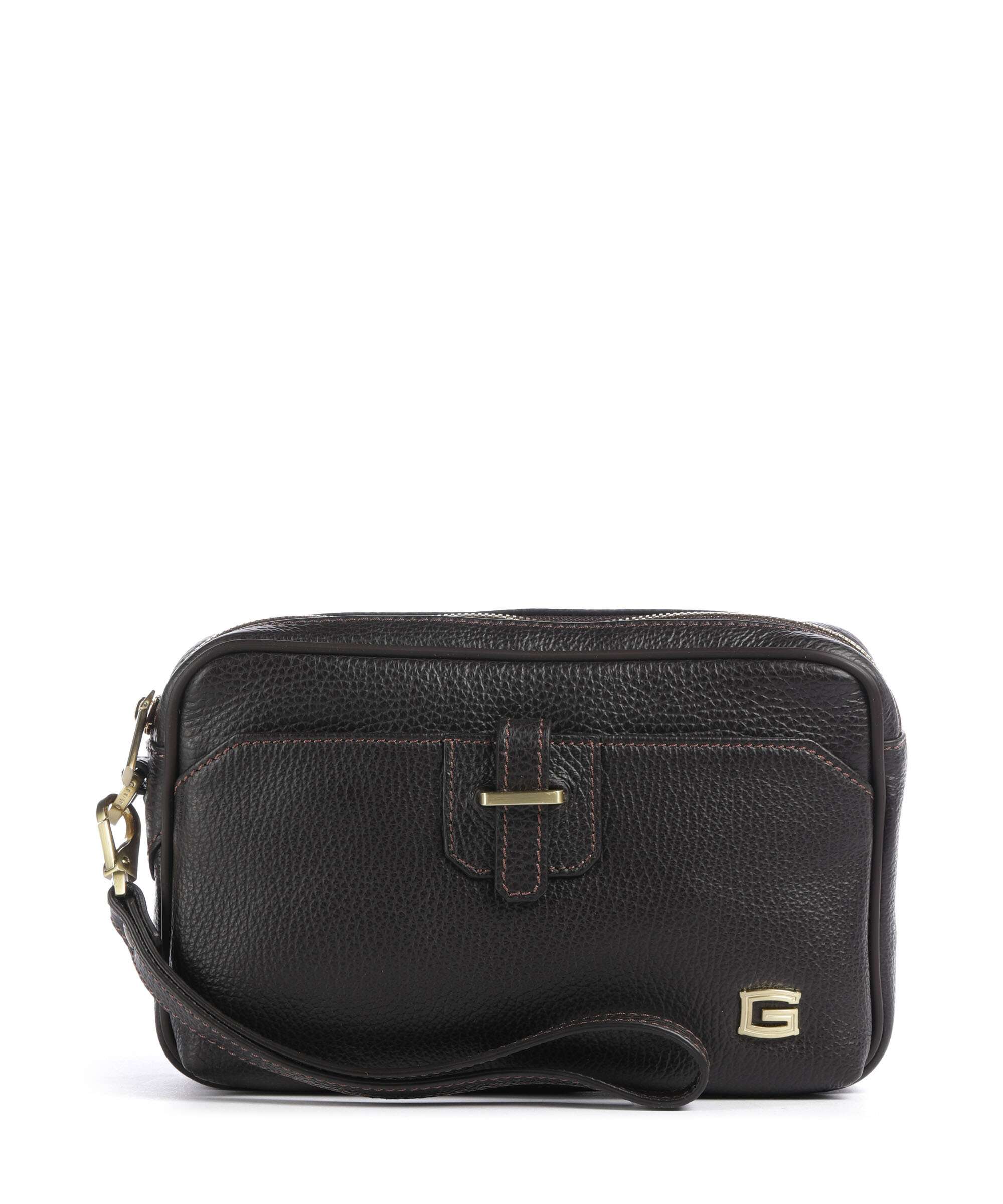 Giudi Wristlet dark brown