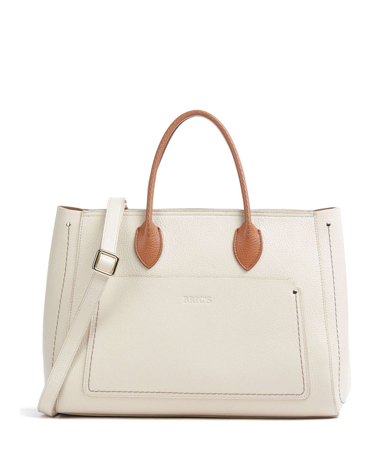 Brics Gondola Tulipano Handbag cream/caramel