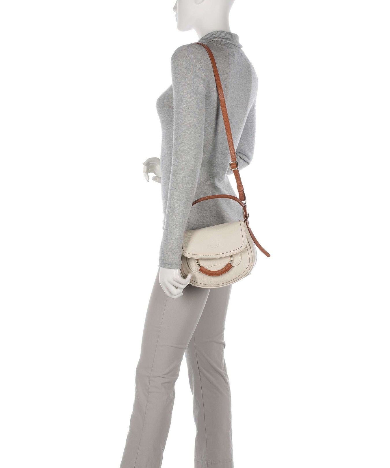 Brics Gondola Stella mini Shoulder bag cream/caramel