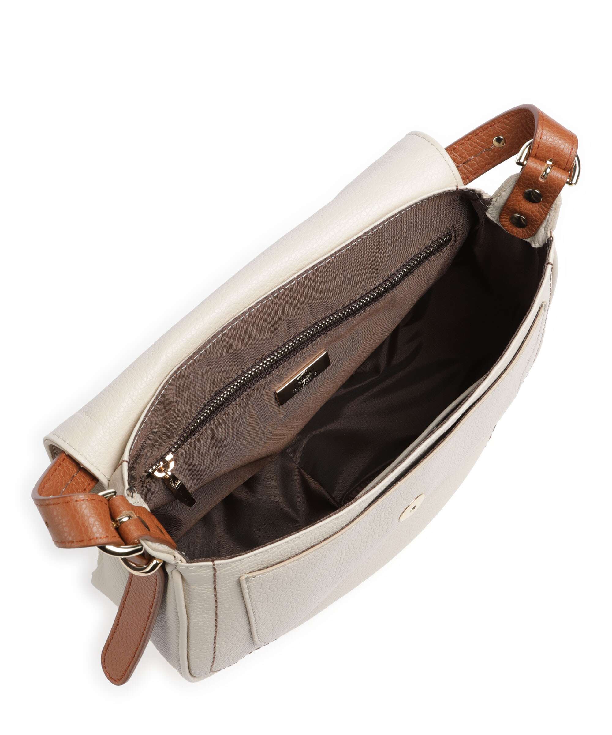 Brics Gondola Stella medium Shoulder bag cream/caramel