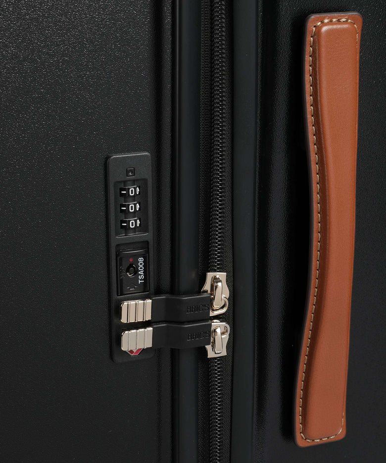 Brics Bellagio Spinner (4 wheels) black/tan