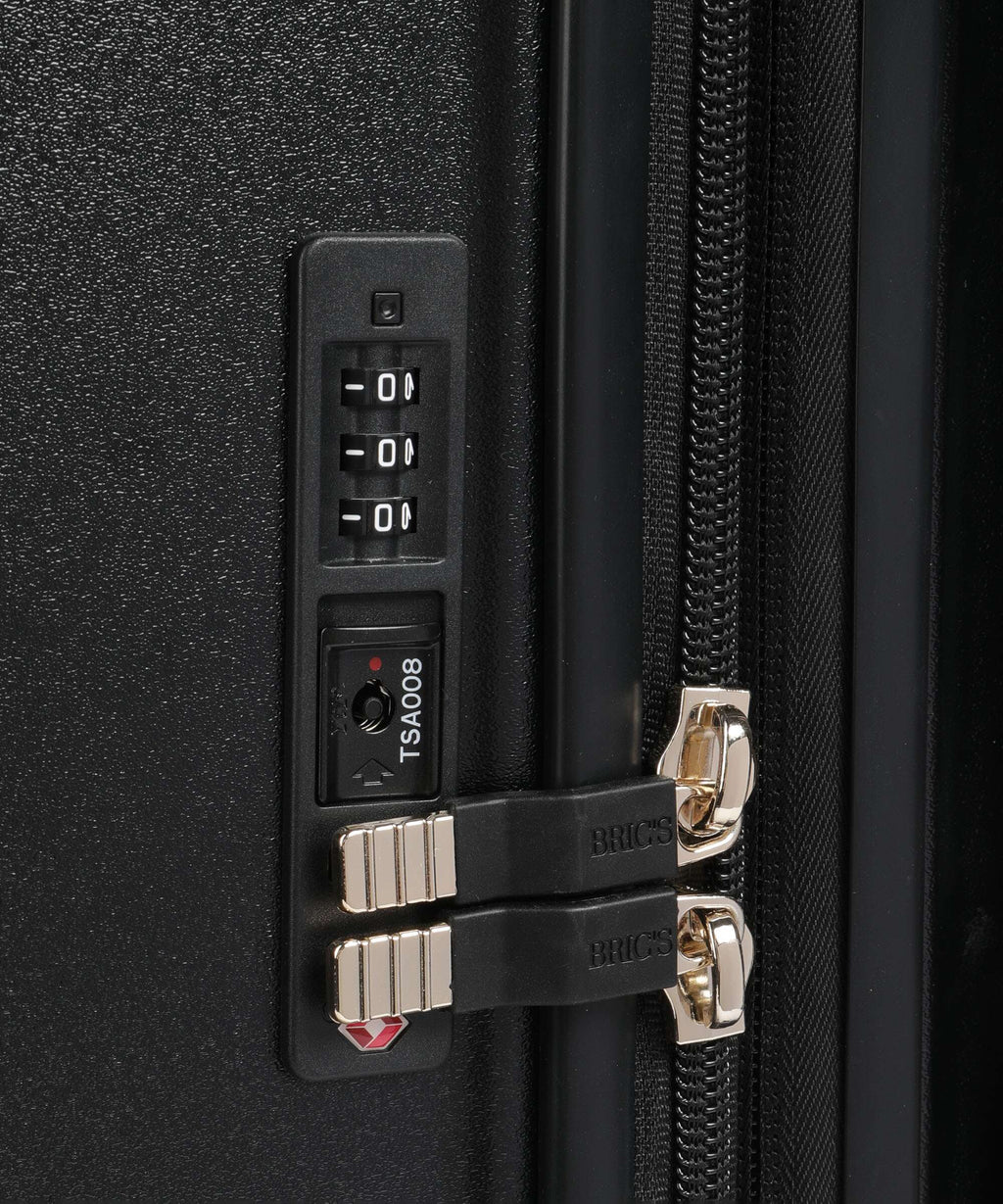 Brics Bellagio Spinner (4 wheels) black/tan