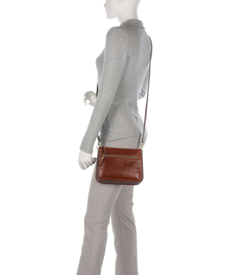 Brics Volterra S Crossbody bag tobacco