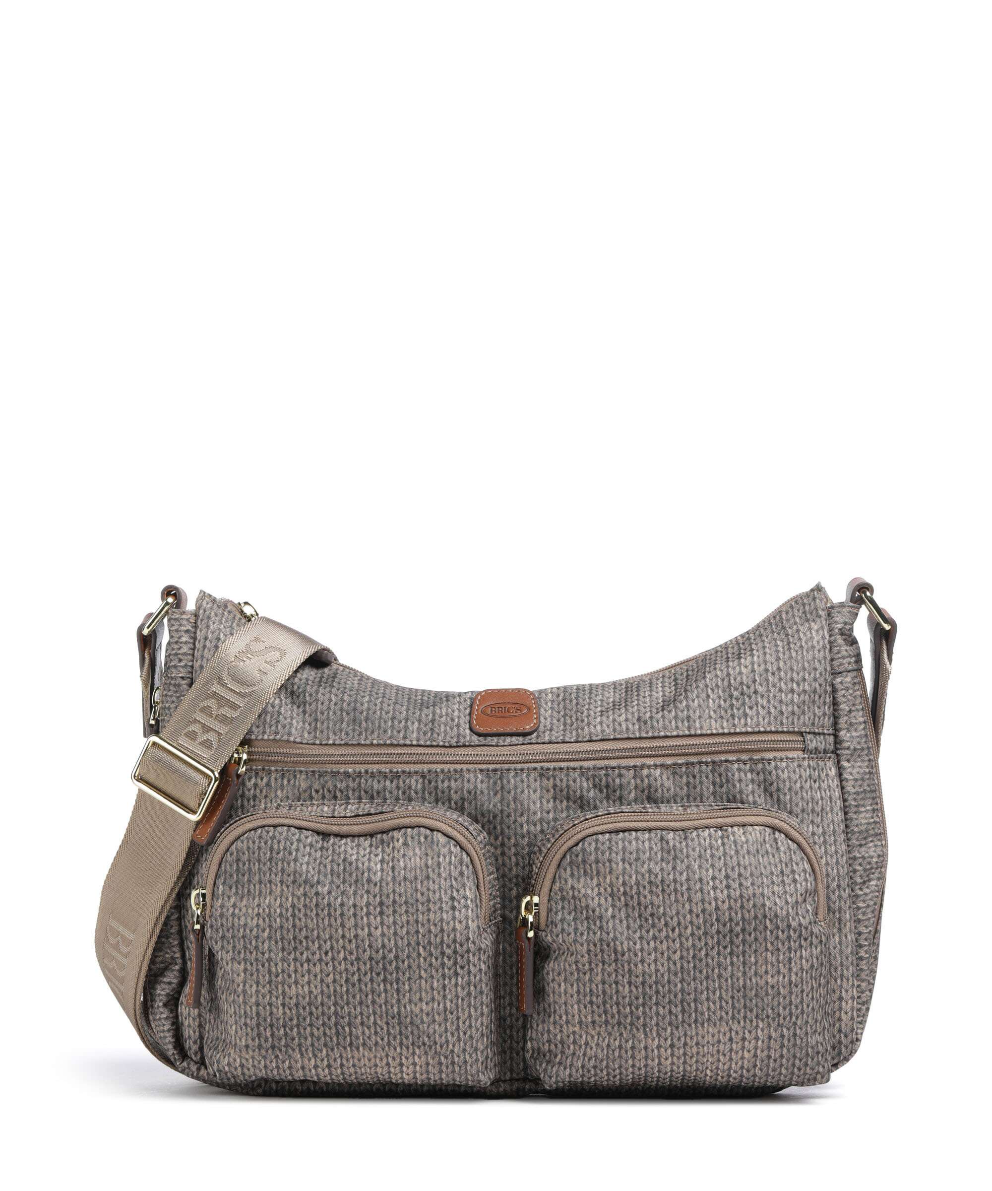 Brics X-Collection Crossbody bag wool nut