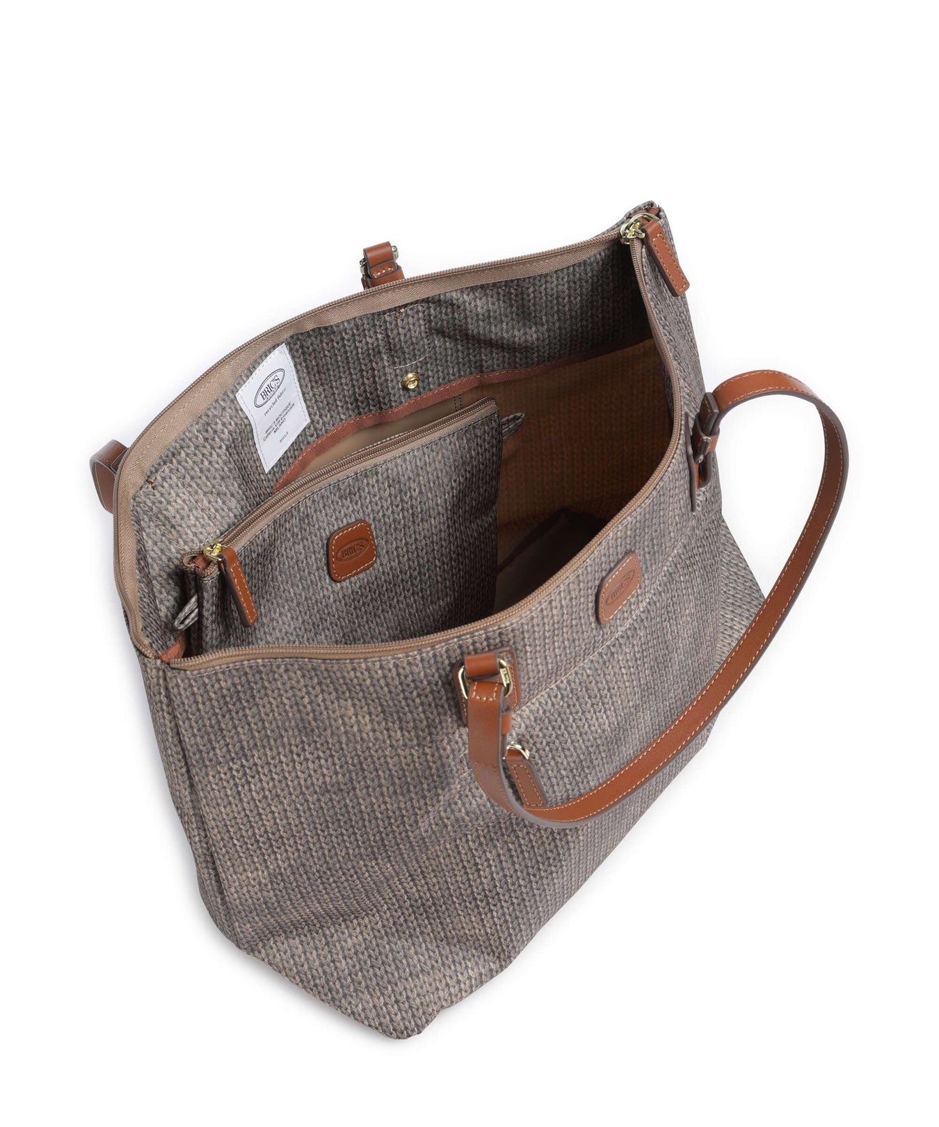Brics X-Collection L Tote bag wool nut