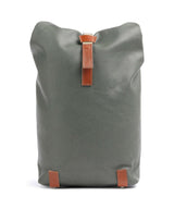 Brooks England Pickwick Cotton Canvas Small Rullattava reppu sage green/honey details
