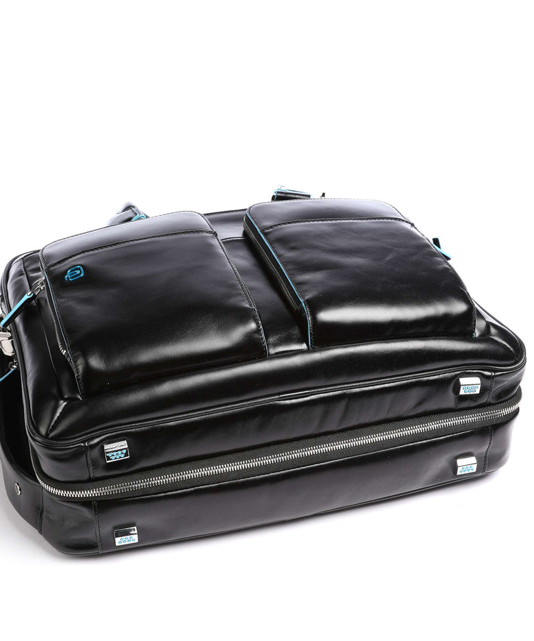 Piquadro Blue Square Briefcase nero
